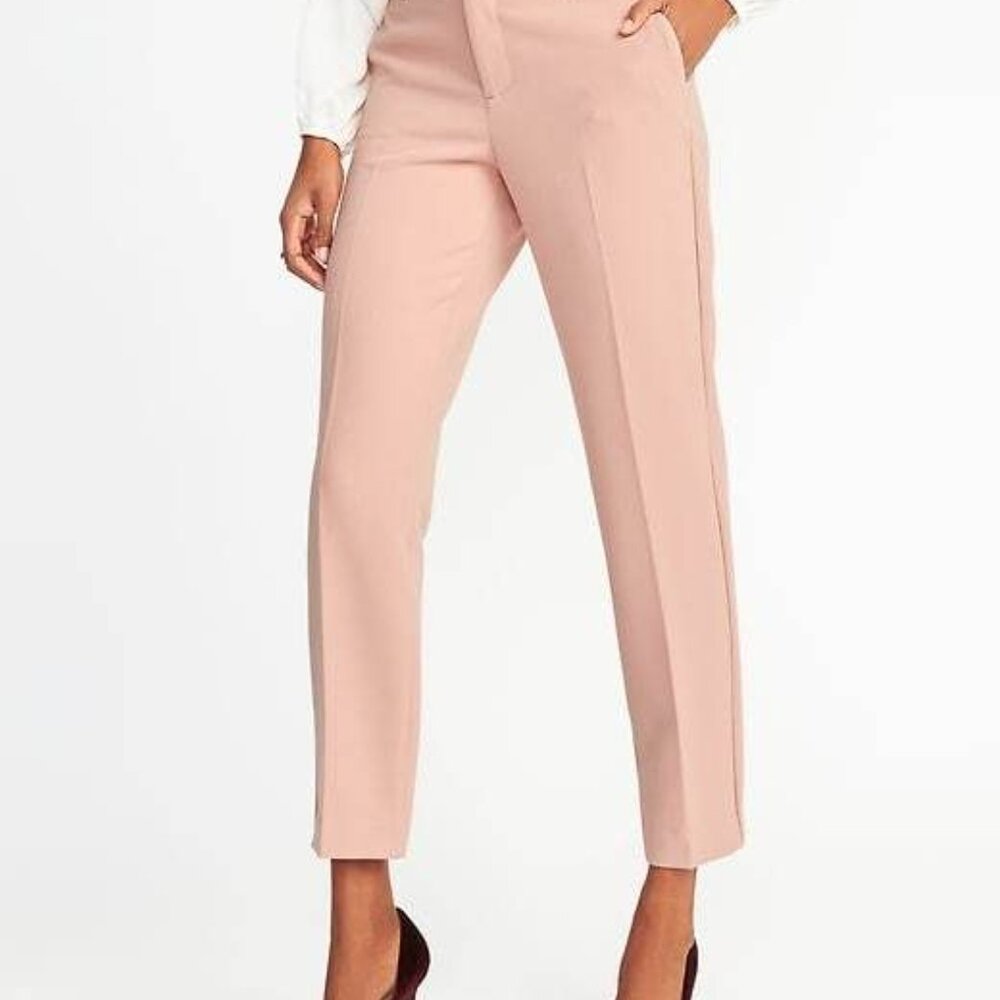 Old Navy Harper Cropped Pants - Pink
